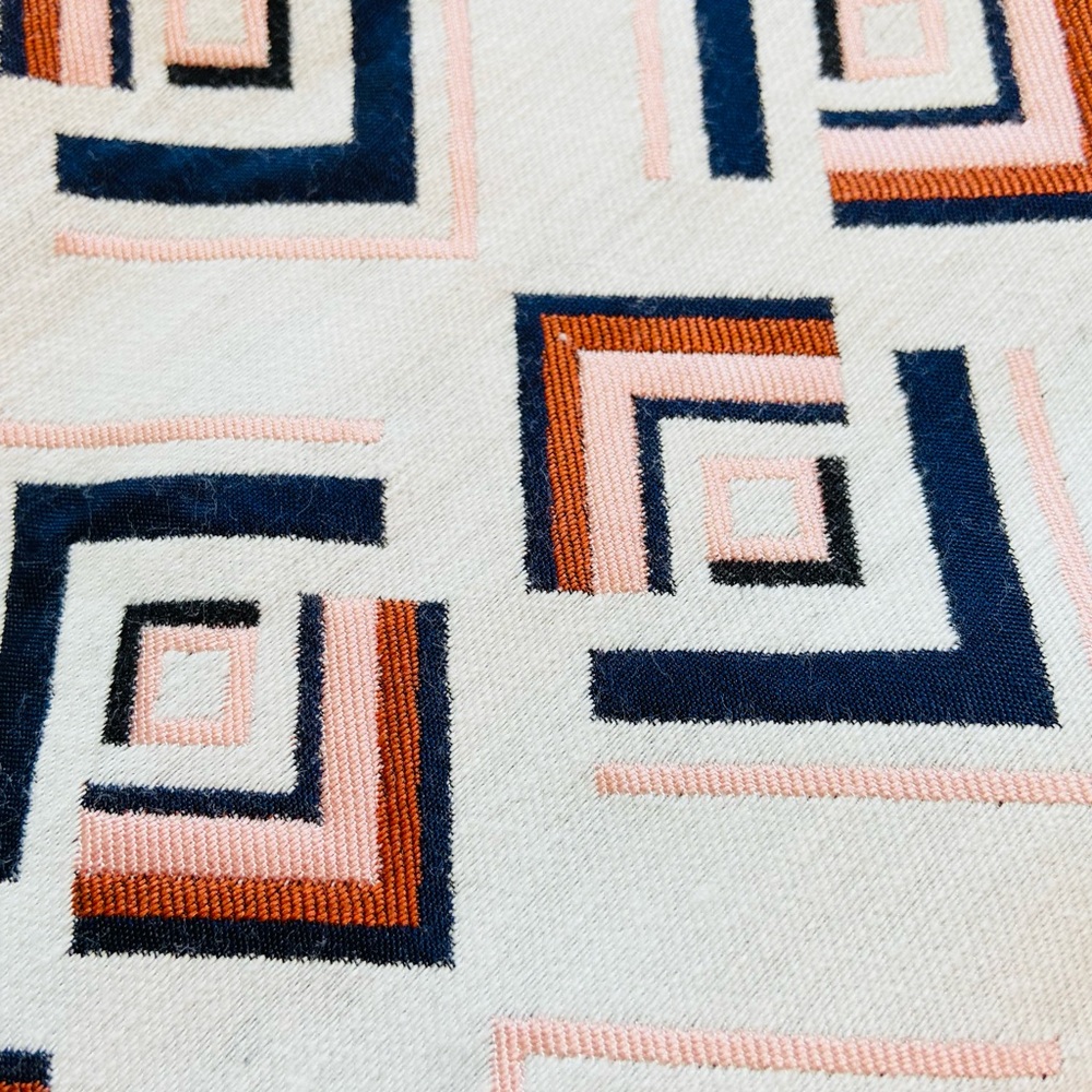 Ann Taylor jacquard knit pencil skirt retro design size 2p